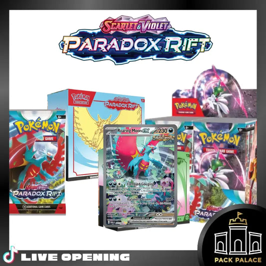 Pokemon Paradox Rift Cards Live Opening @Packpalace Card Games