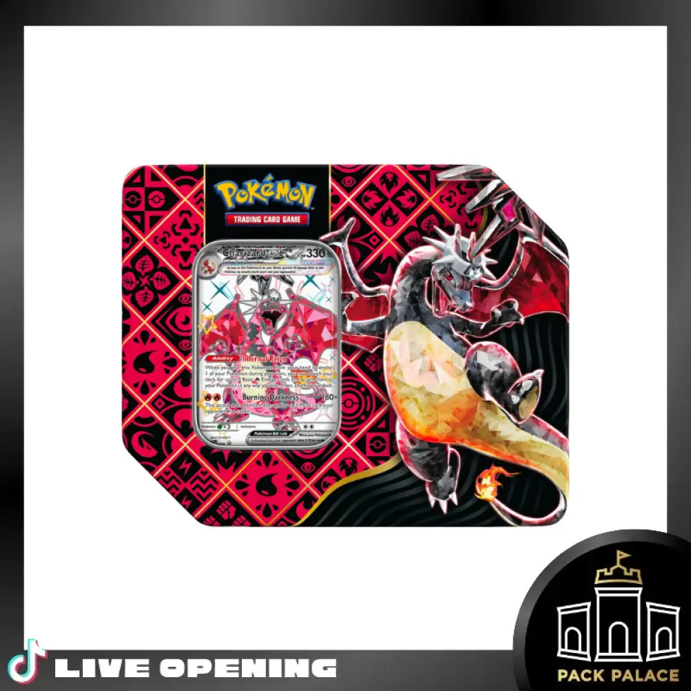 Pokemon Scarlet And Violet 4.5 Paldean Fates Tins Collection Box Cards Live Opening @Packpalace Tin