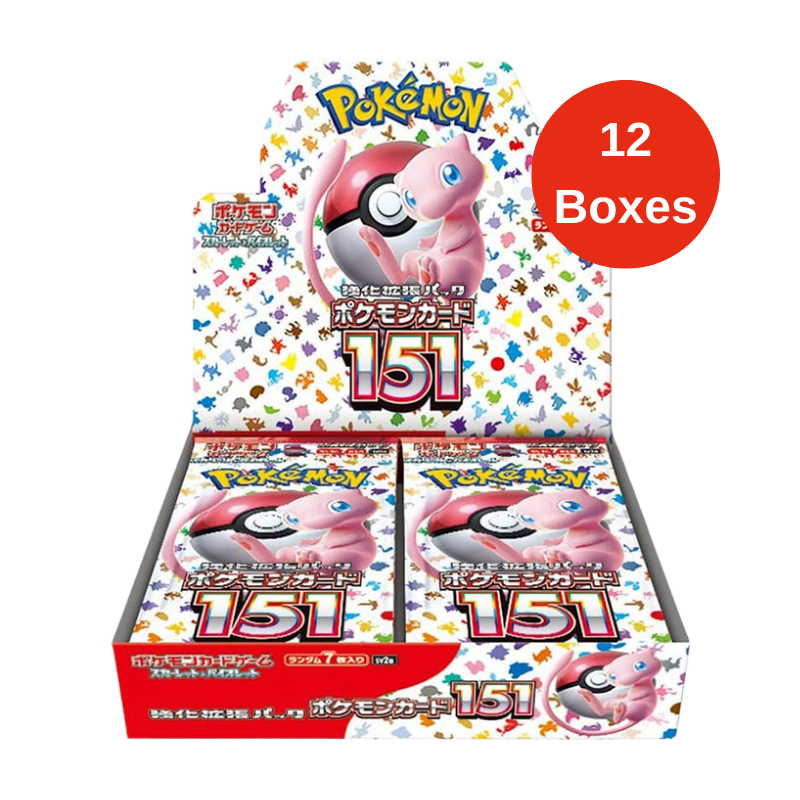 151 Booster Box Case Japanese (Opened on Live)
