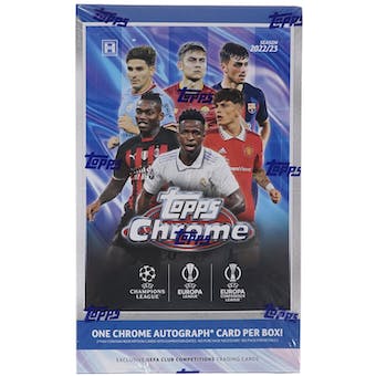 2022/23 Topps Chrome UEFA Club Competitions Soccer (Opened on Live)