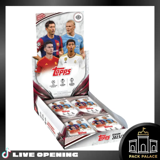 2023 - 24 Topps Uefa Club Competitions Hobby Box