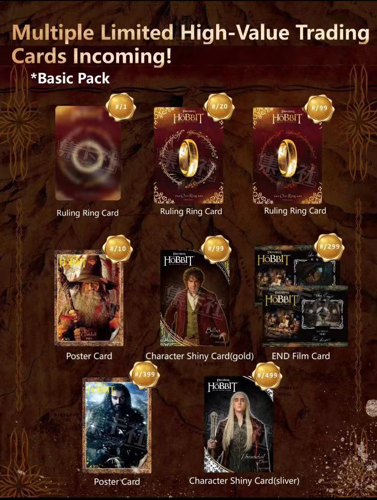 Card.Fun: The Hobbit Film Collection Box CARDS LIVE OPENING