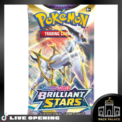 Brilliant Stars Booster Pack Cards Live Opening @Packpalace Card Games