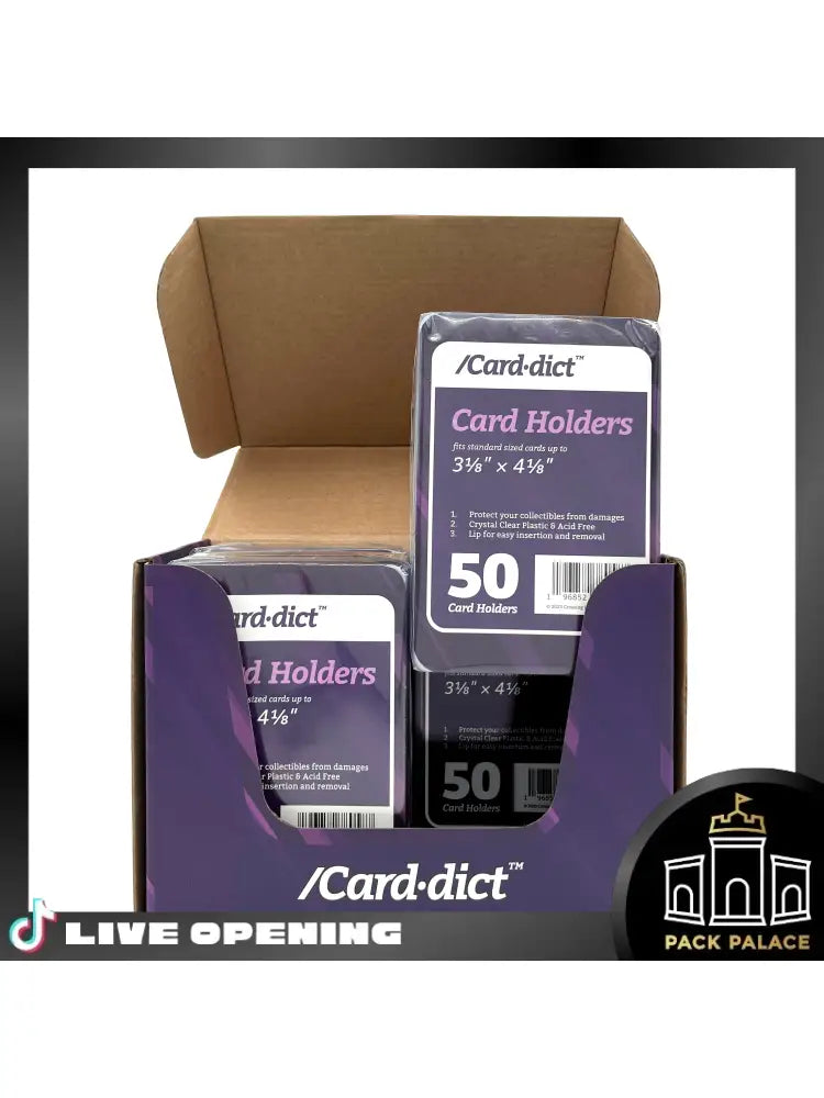 /Card·dict™ Semi-Rigid Card Holders 200 Games