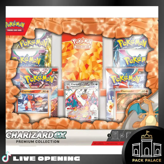 Charizard Ex Premium Collection Cards Live Opening Card Games