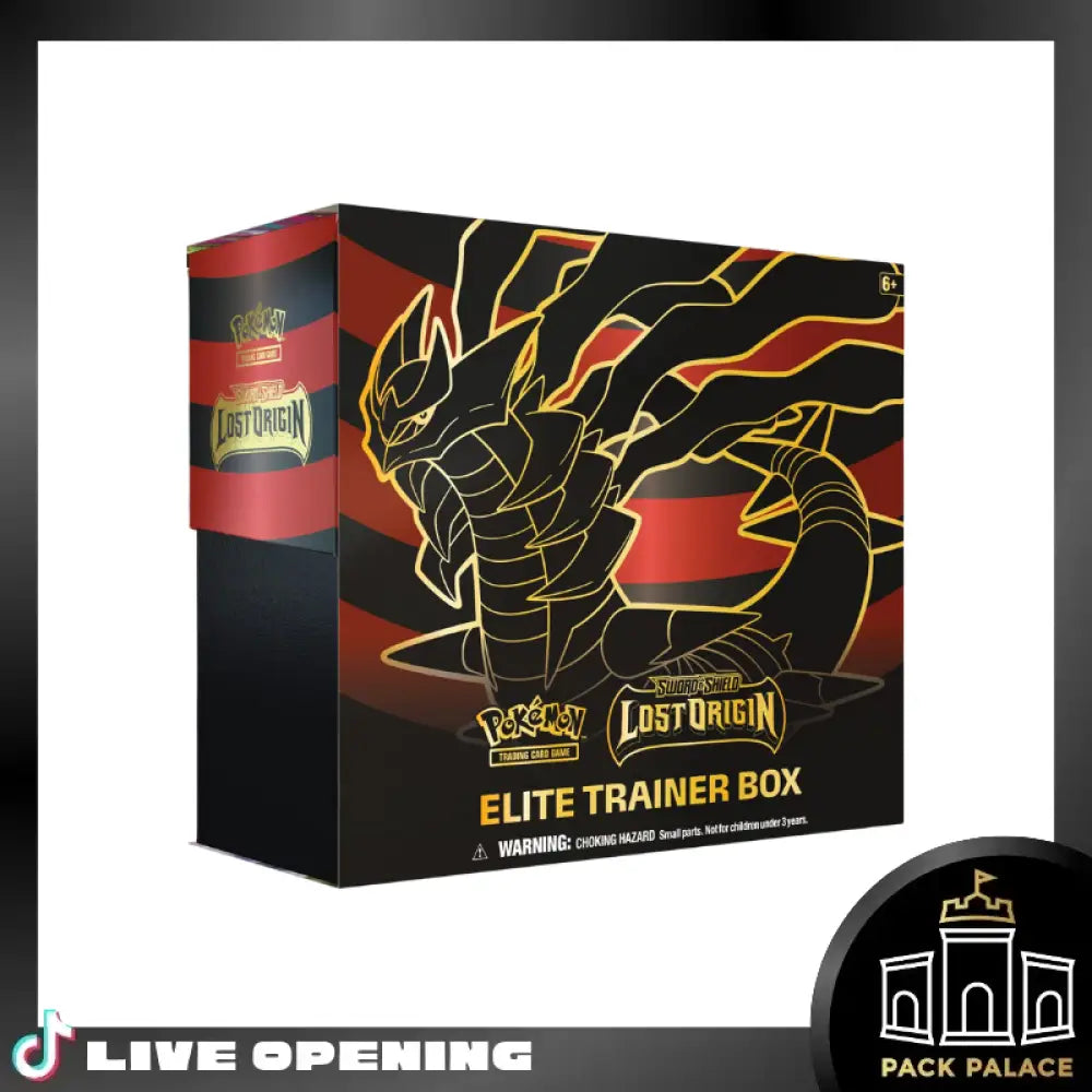 Lost Origin Elite Trainer Box Cards Live Opening Card Games
