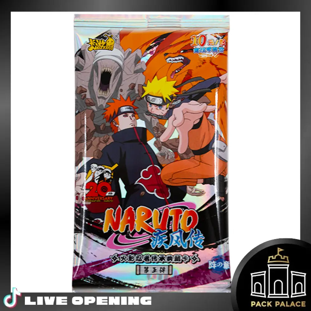 Naruto Tier 4 Booster Box And Pack Cards Live Opening @Packpalace Wave 5 / Card Games