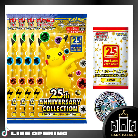 Pokemon 25Th Anniversary Collection Special Set Jp Cards Live Opening @Packpalace Card Games