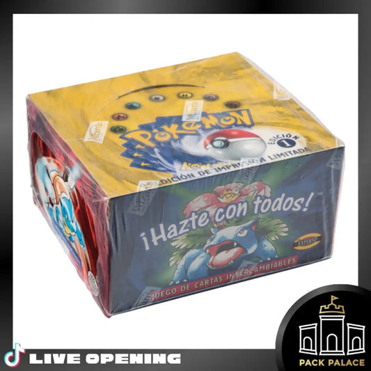 Pokemon Base Set 1St Edition Spanish Pack Cards Live Opening @Packpalace Card Games
