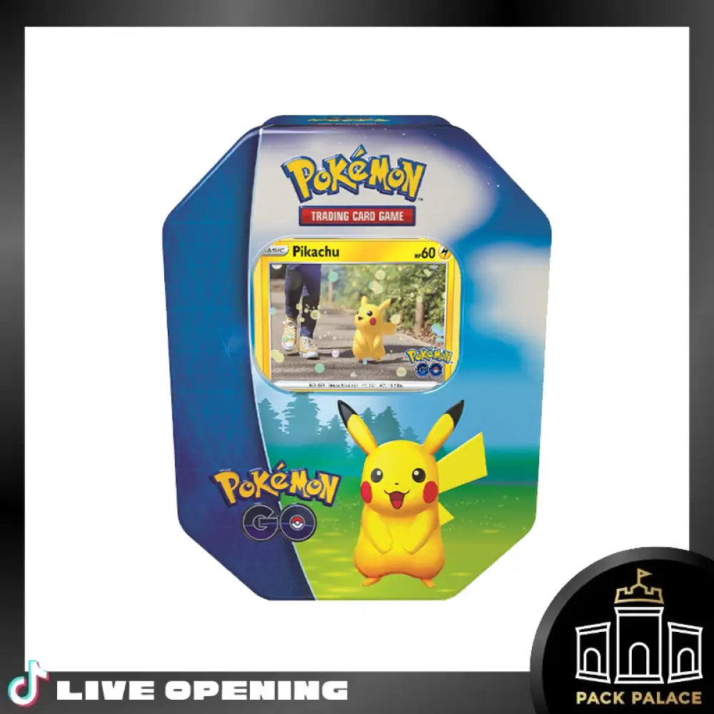 Pokemon Go Tin Cards Live Opening @Packpalace One Card Games