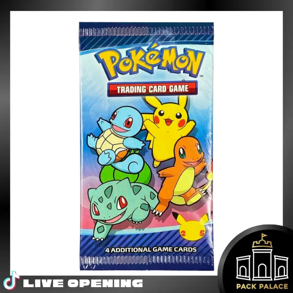 Pokemon Mcdonald’s 25Th Anniversary Booster Pack Cards Live Opening @Packpalace