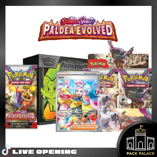 Pokemon Paldea Evolved Cards Live Opening @Packpalace Card Games