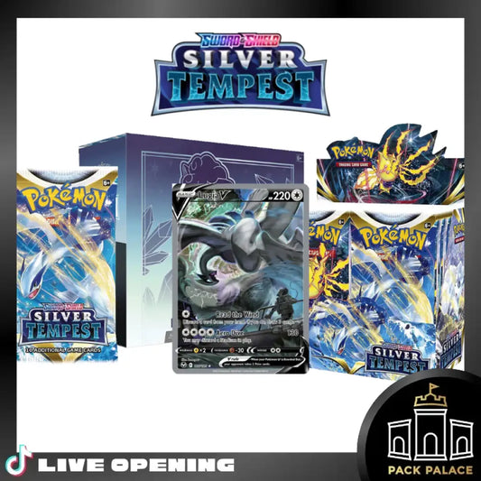 Pokemon Silver Tempest Booster Cards Live Opening @Packpalace Card Games