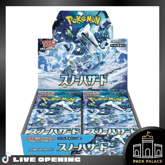 Pokemon Snow Hazard Booster Jp Cards Live Opening @Packpalace Card Games