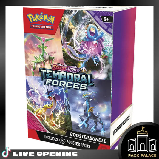 Pokemon Temporal Forces Cards Live Opening Booster Bundle Card Games