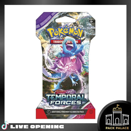 Pokemon Temporal Forces Cards Live Opening Booster Pack Card Games