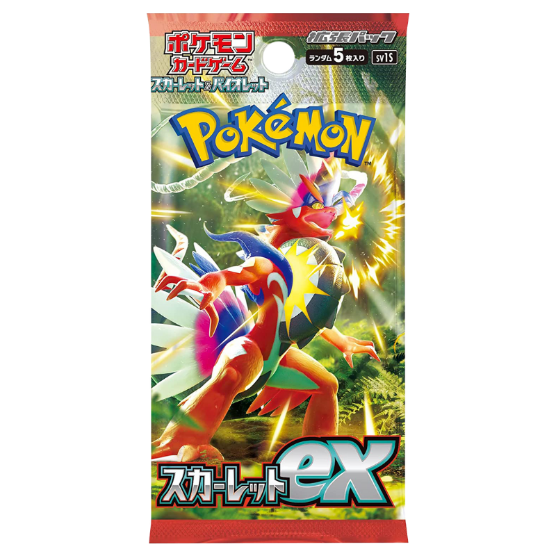 Scarlet EX Booster Pack (Recommended Age: 15+ Years)