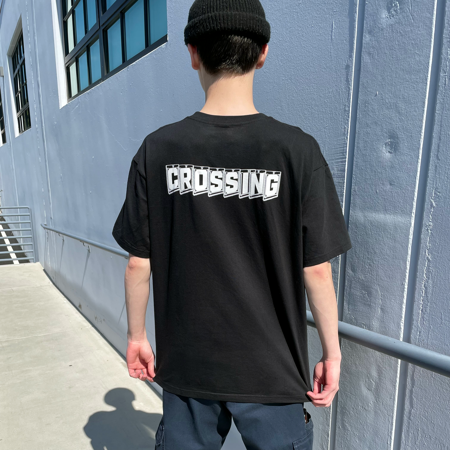 Crossing Patch T-Shirt With 4 Extra Patches Limited Time Offer